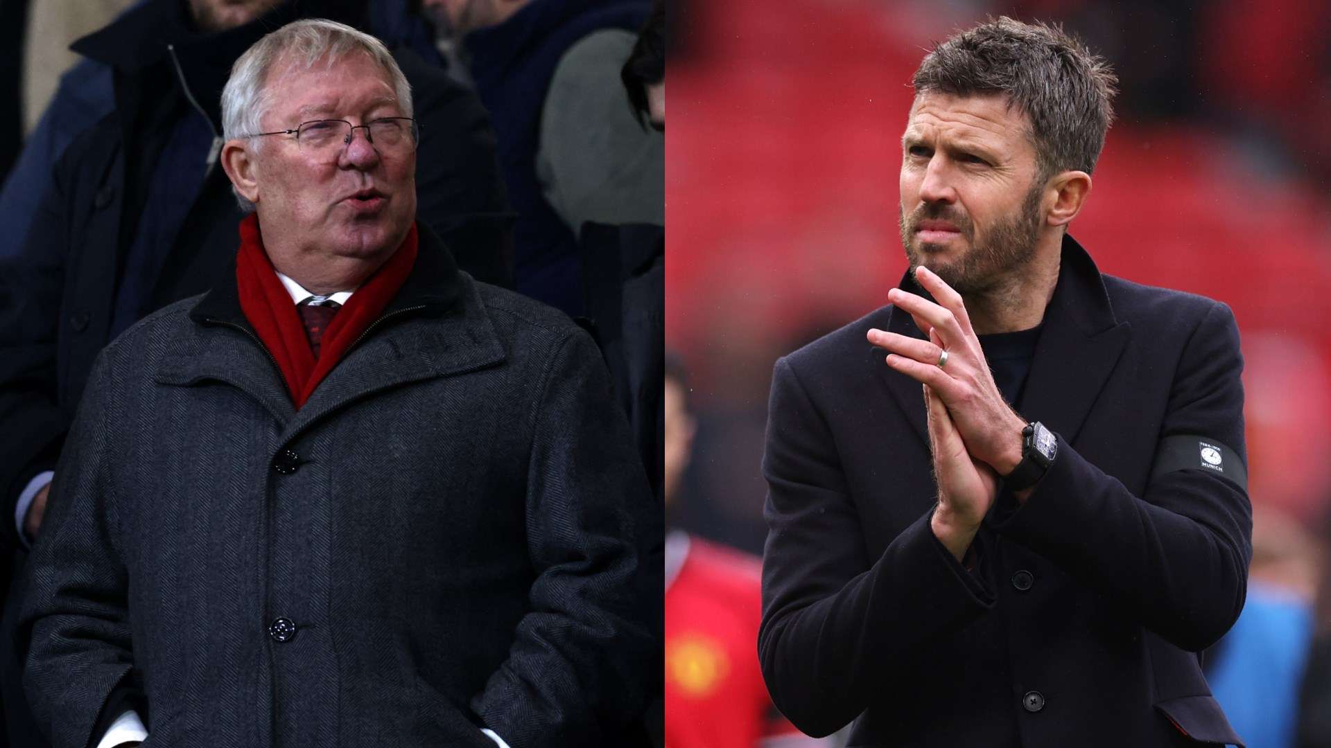 Carrick 'very affected' by Sir Alex Ferguson health scare at Old Trafford