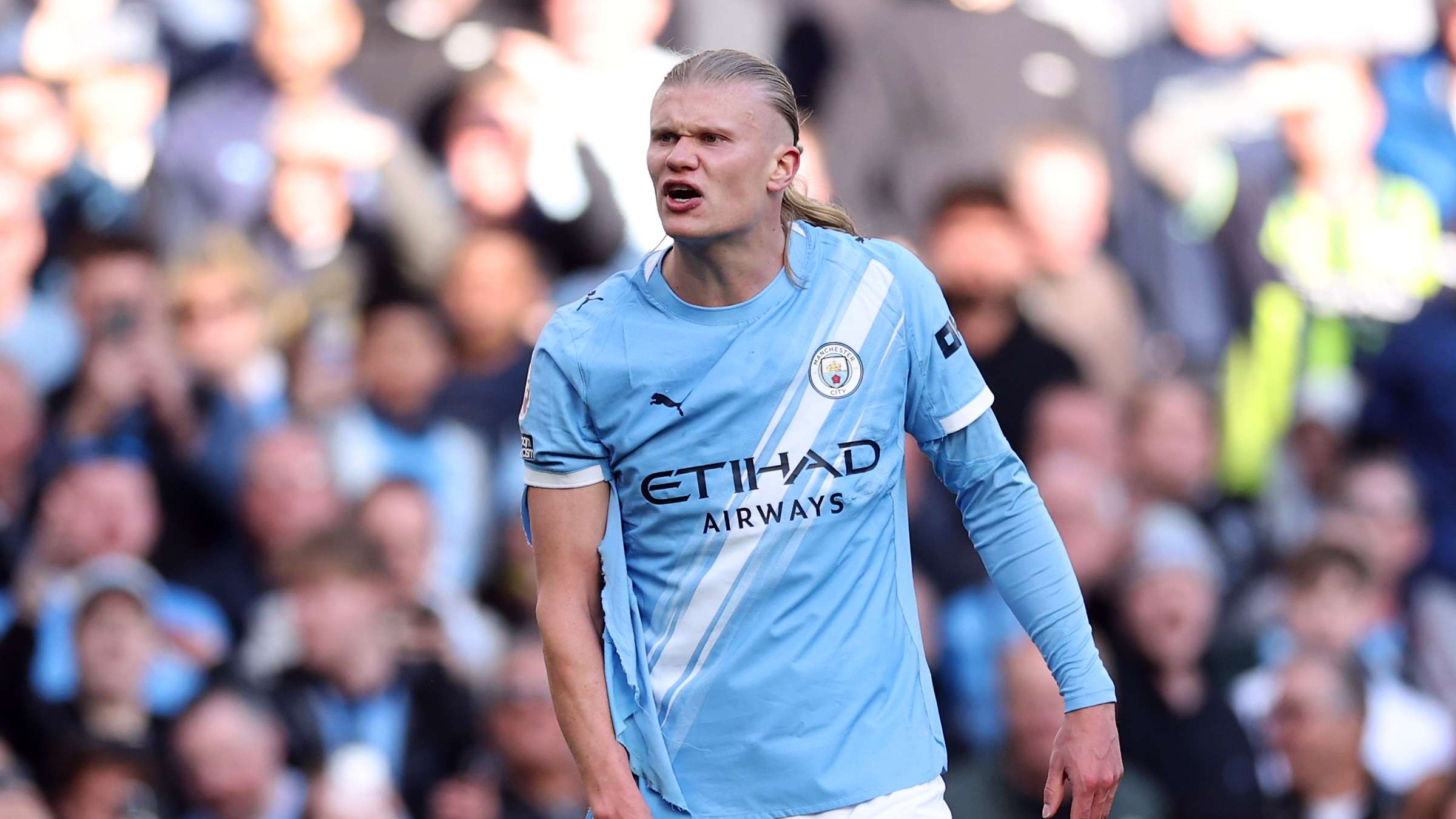 Erling Haaland X-rated outburst sparks Sky Sports apology