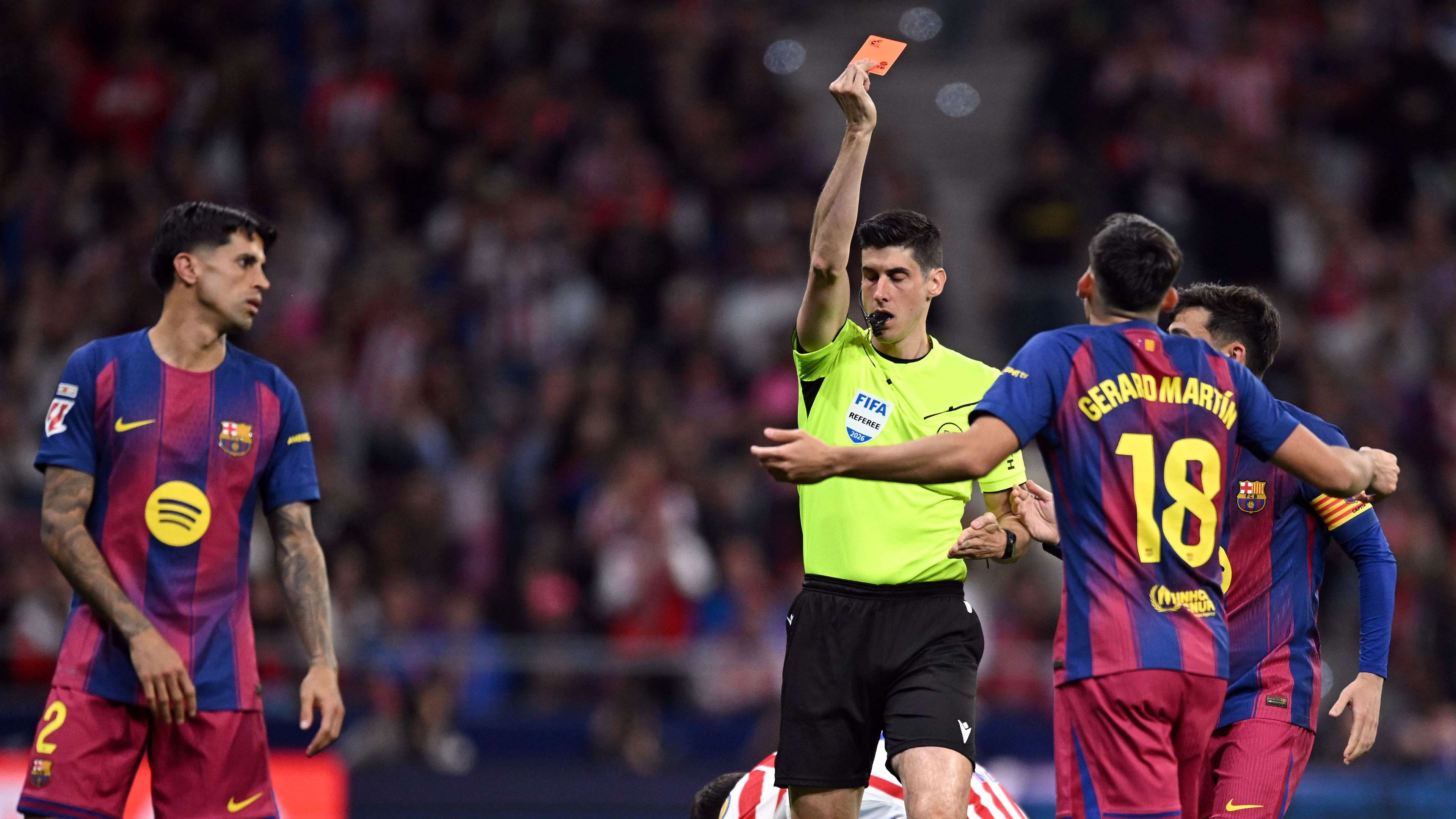 Barcelona Star Sent Off Against Atlético Madrid: Was it Justified?