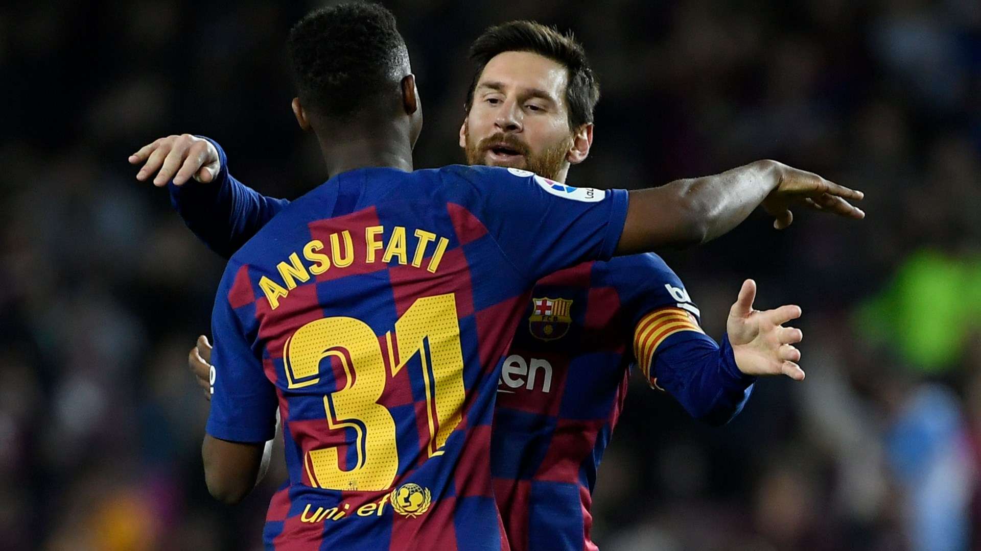 Ansu Fati on facing Lionel Messi in training: 'It was crazy'