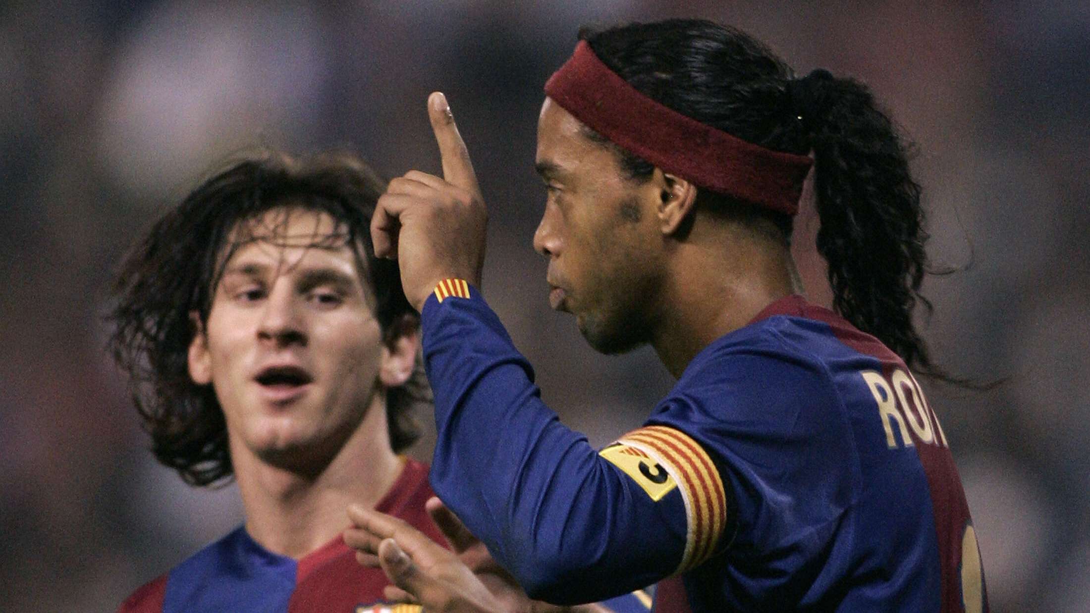 Ronaldinho Acknowledged Messi as Better Than Him