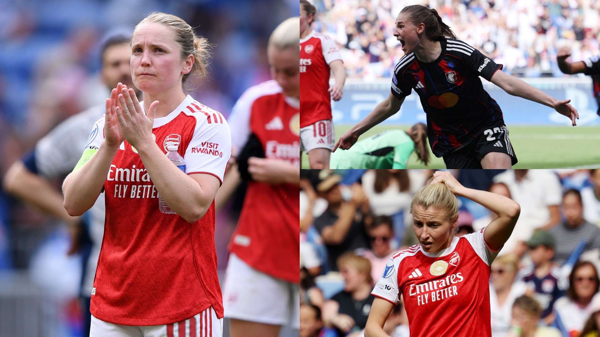Arsenal Women's Champions League title defence ends in Lyon heartbreak