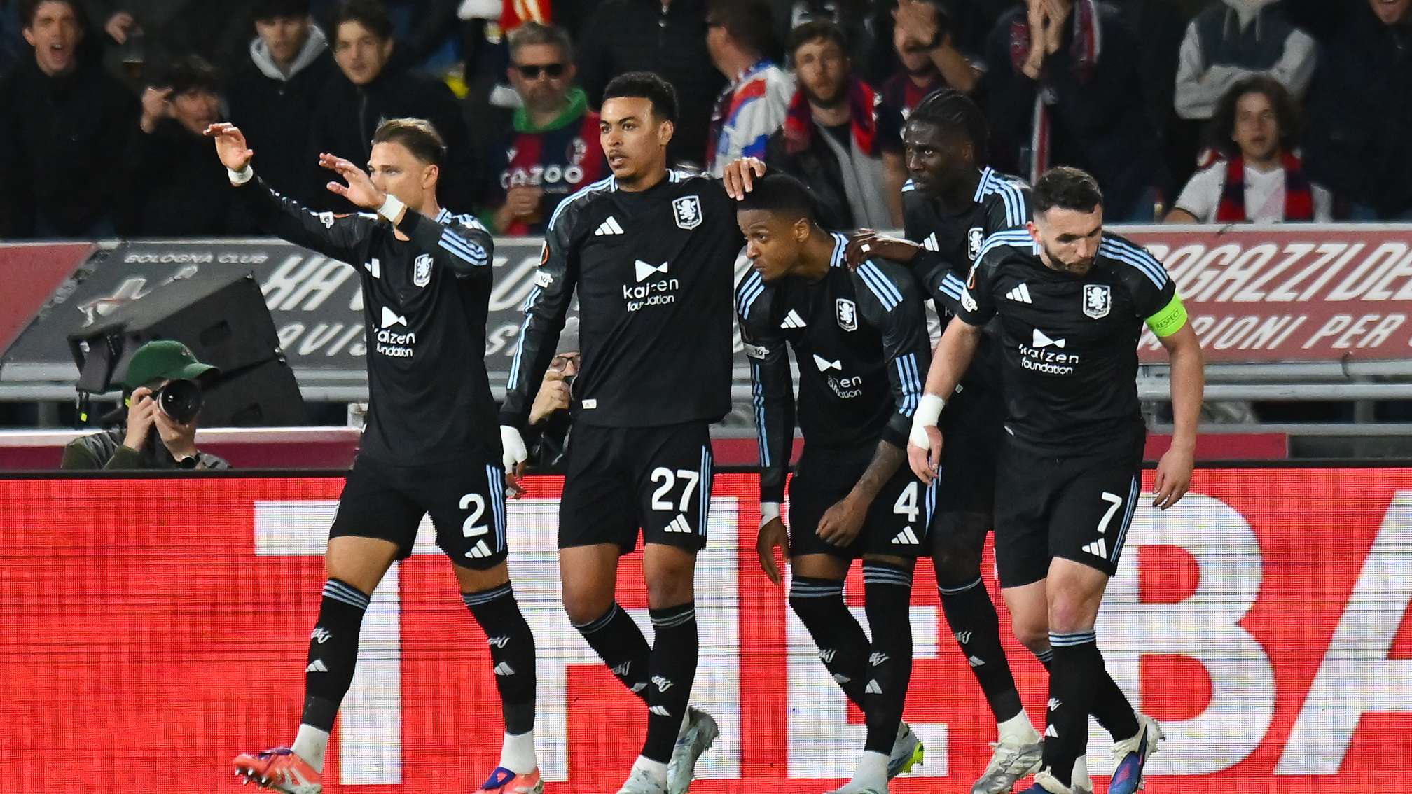 Aston Villa Dominate Bologna in Europa League Quarter-Final