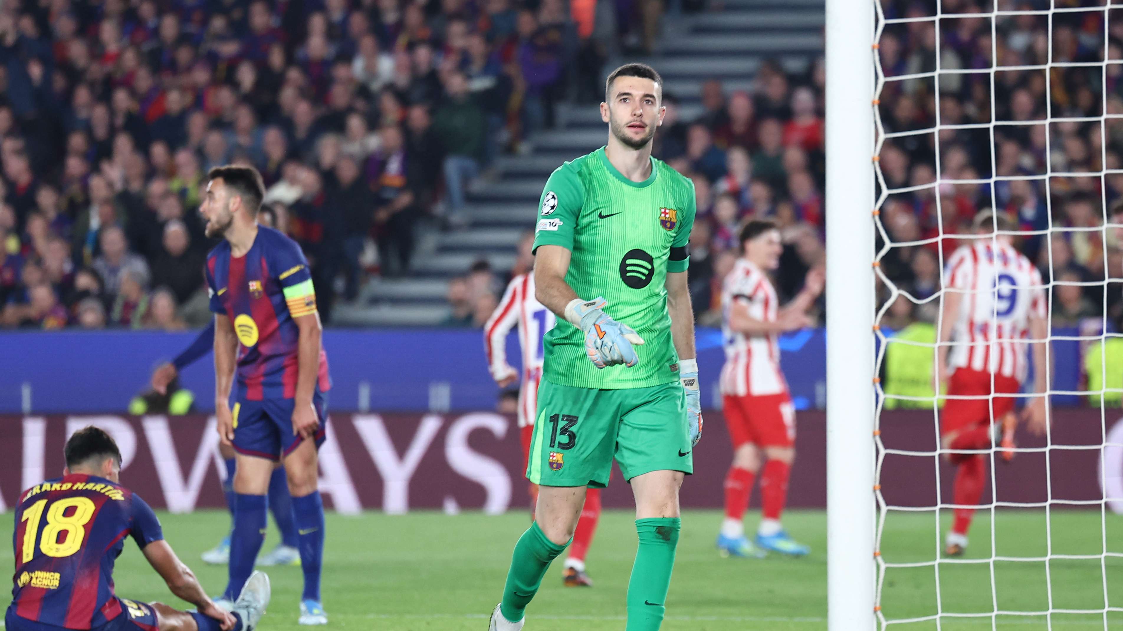 Barcelona Fans Taunt Espanyol Goalkeeper Juan García
