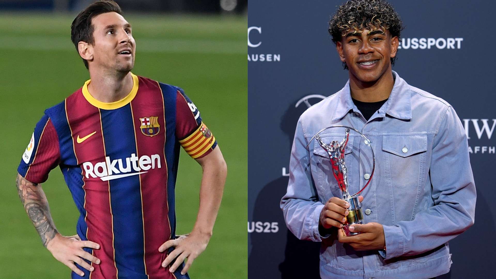 Lamine Yamal Aims to Follow Lionel Messi's Footsteps After Laureus Award