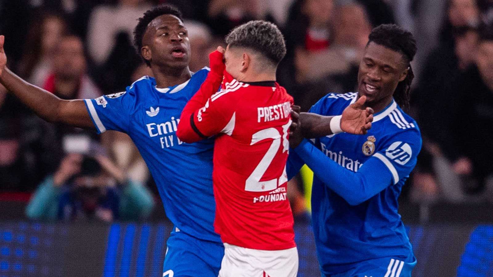 Benfica's Gianluca Prestianni banned for 6 matches over Vinicius Junior abuse